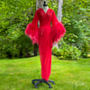 Red Sheer "Selene" Dressing Gown Limited Edition