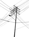 Power Lines Drawing #110 (Detroit, Elmhurst)