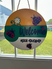 Image 1 of Lady Bug Door Sign