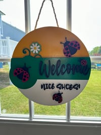 Image 2 of Lady Bug Door Sign