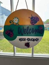 Image 3 of Lady Bug Door Sign