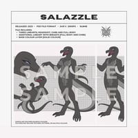 SALAZZLE LINEART TEMPLATE