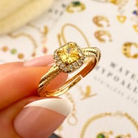 Image 1 of Gold Solitaire CZ Ring