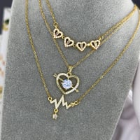Image 3 of Solitaire Cupid Necklace