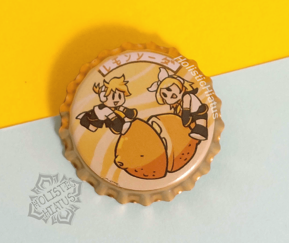 Image of Pop Idol Bottlecap Buttons