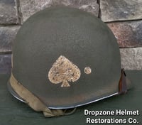 Image 4 of WWII M2 D-bale 101st Airborne 506th PIR 1st Bn. NCO Westinghouse Paratrooper Liner. Net & Scrim.