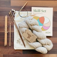 Image 1 of Learn to Knit Kit with Skill Set by MDK