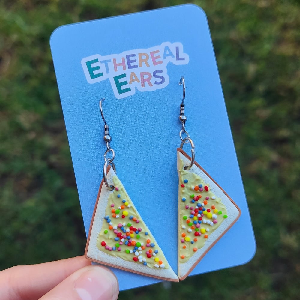 Fairy bread earrings 