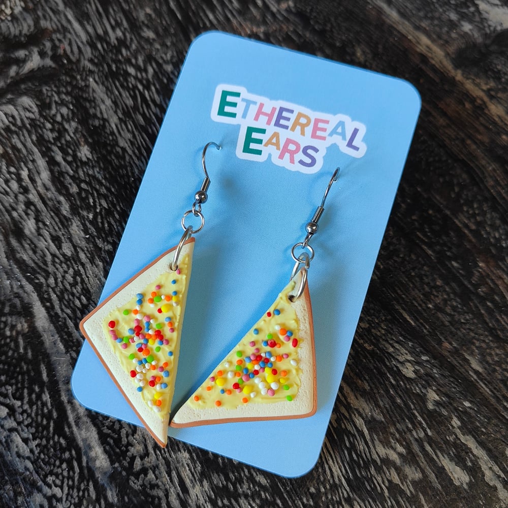 Fairy bread earrings 