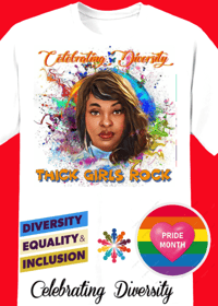 Image 3 of CELEBRATING DIVERSITY -- THICK GIRLS ROCK COTHING