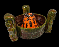 Image 1 of Vintage LaTour Hawaii Ku Volcano Bowl FREE SHIPPING 