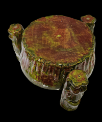 Image 3 of Vintage LaTour Hawaii Ku Volcano Bowl FREE SHIPPING 