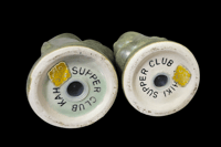 Image 3 of Vintage Kahiki Green S&P Shakers FREE SHIPPING 