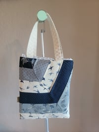 Image 1 of Coastal Calm - patchwork tote bag 