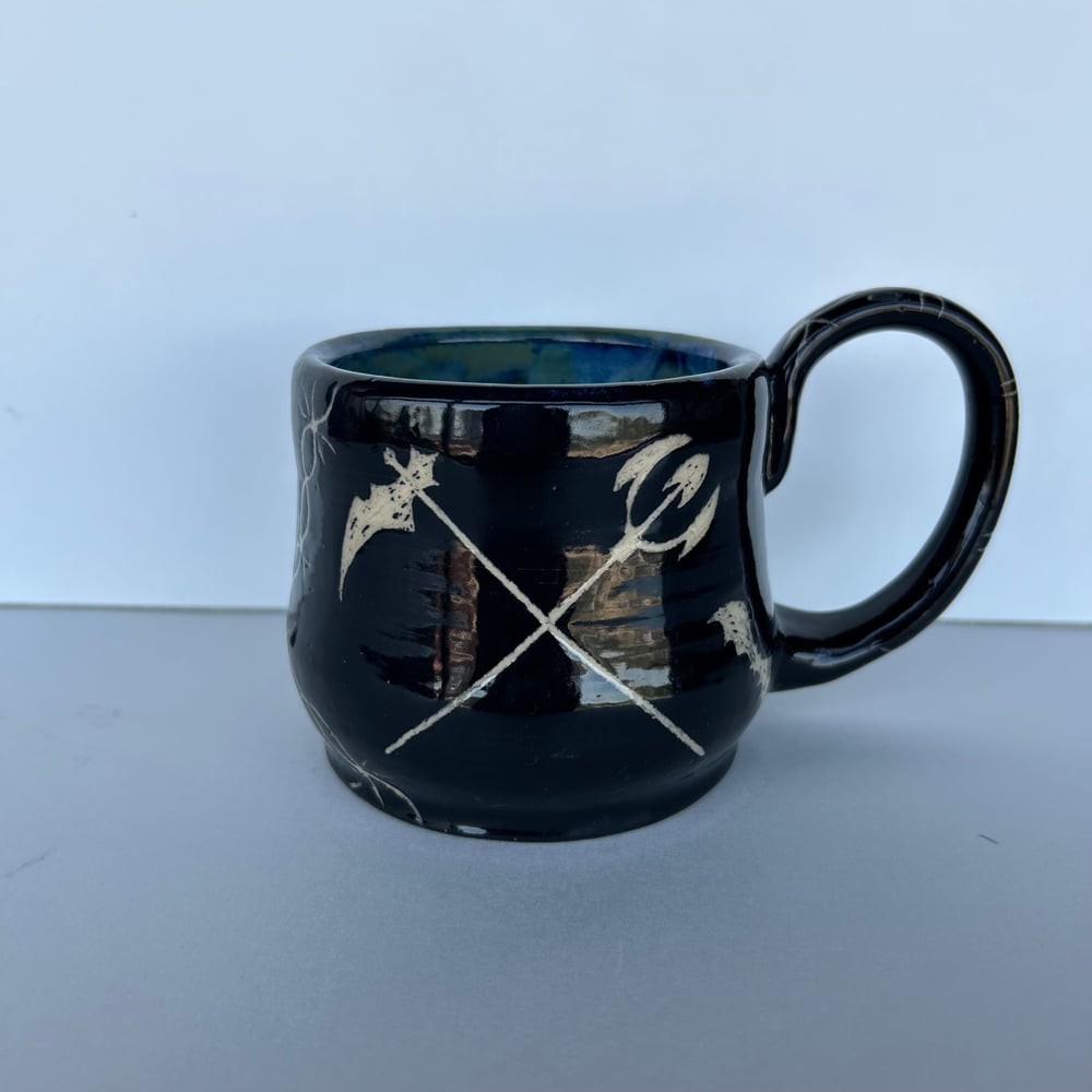 Image of thoughts and prayers mug 