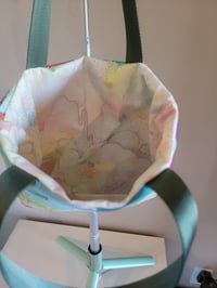 Image 3 of Tropicana patchwork tote bag 