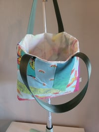 Image 4 of Tropicana patchwork tote bag 