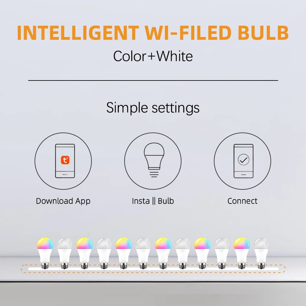 Tuya WiFi Smart Dimmable Bulb - Alexa/Google Home