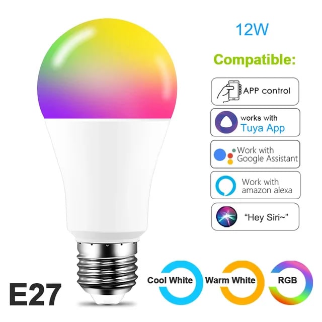 Tuya WiFi Smart Dimmable Bulb - Alexa/Google Home