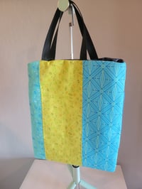 Image 5 of Deco Glow patchwork tote bag