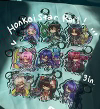 Image 1 of Honkai Star Rail Pokemon Acrylic Keychain
