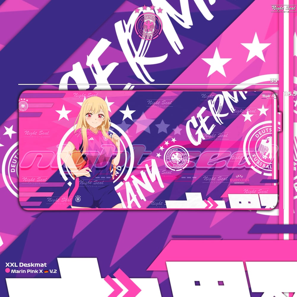 Image of Germany PINK /  XXL Desk mats