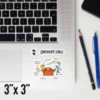 Image 2 of Enzyme Binding of Isaac Sticker (+2 Bonuses!)