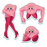 Image 1 of CURSED KIRBS - STICKERS