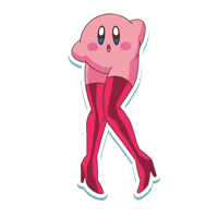 Image 3 of CURSED KIRBS - STICKERS