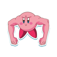 Image 4 of CURSED KIRBS - STICKERS