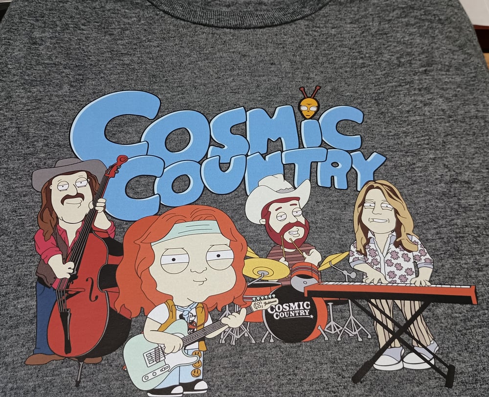 Jamily Guy Cosmic Country Full Band T-shirt