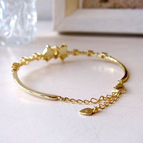 Image of Summer Citrine Bow bangle 