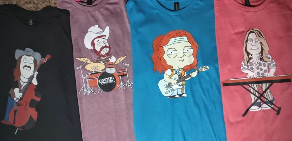 Jamily Guy Individual band member tees