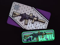 Image 2 of HK416 Rifle Patch - Glow in the Dark 