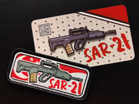 Image 1 of SAR-21 Rifle Patch - Glow in the Dark 