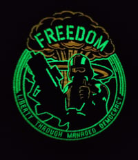 Image 3 of Helldivers II Freedom Patch Limited Edition - Glow in the Dark