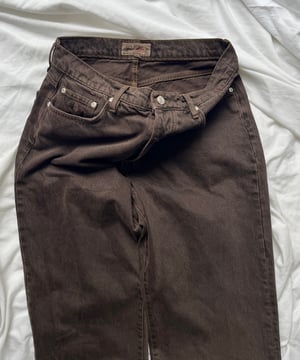 Stussy Big Ol' Denim Jeans "Espresso" Overdyed - Size 32