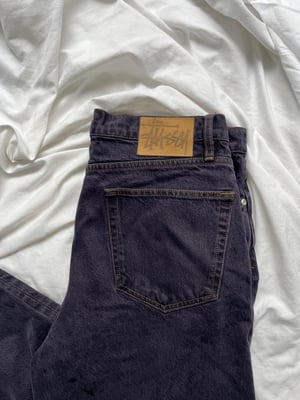 Stussy Classic Denim Jeans "Nightshade" Overdyed - Size 33
