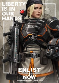 Image 1 of Helldivers II Enlistment Poster 2