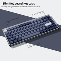 144 Keys Low Profile PBT Keycaps Custom Double Shot Slim MX Keycaps for Gateron Cherry MX Mechanical