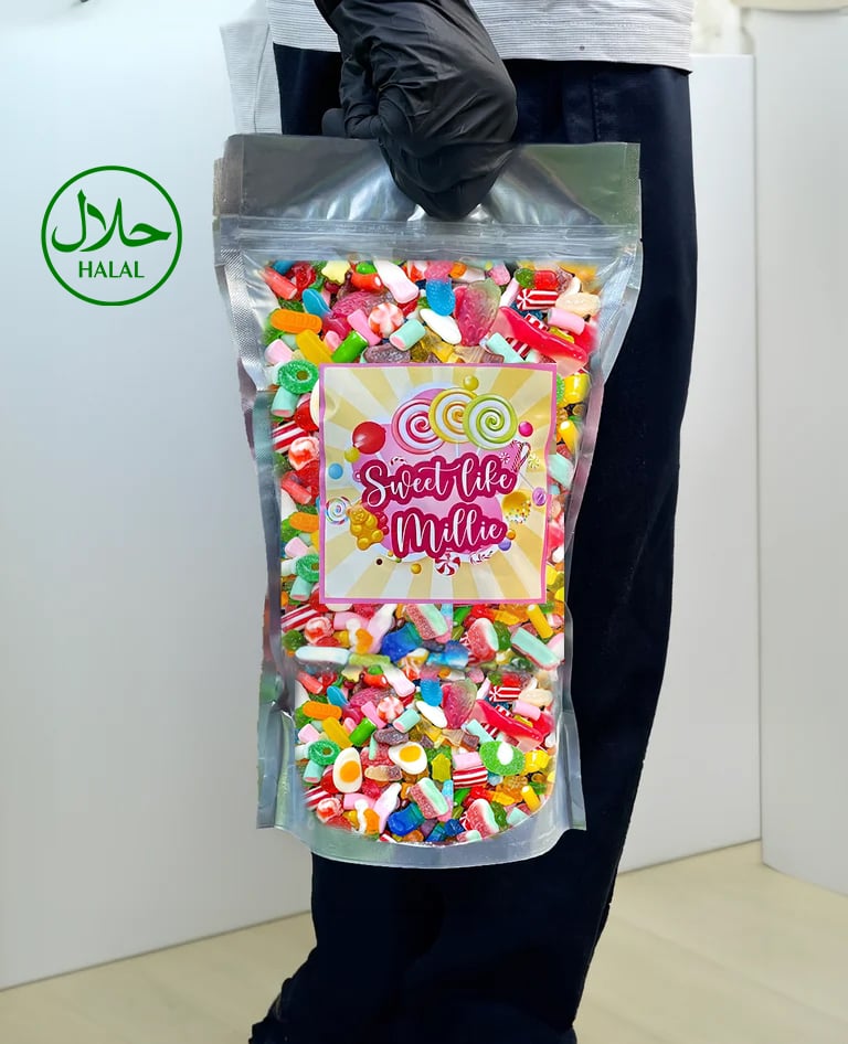 Halal Fizzy and Non Fizzy Sweet Bag