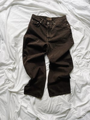 Stussy Big Ol' Denim Jeans "Espresso" Overdyed - Size 32