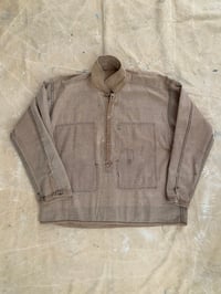 Image 3 of WWI US ARMY BROWN DENIM PULLOVER SHIRT