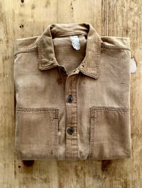 Image 1 of WWI US ARMY BROWN DENIM PULLOVER SHIRT