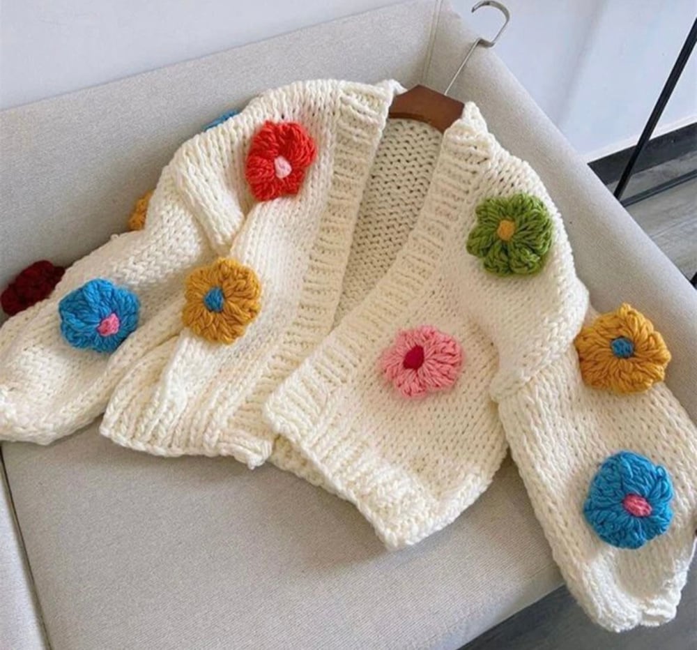 Image of Flower Power cardigan 🌸