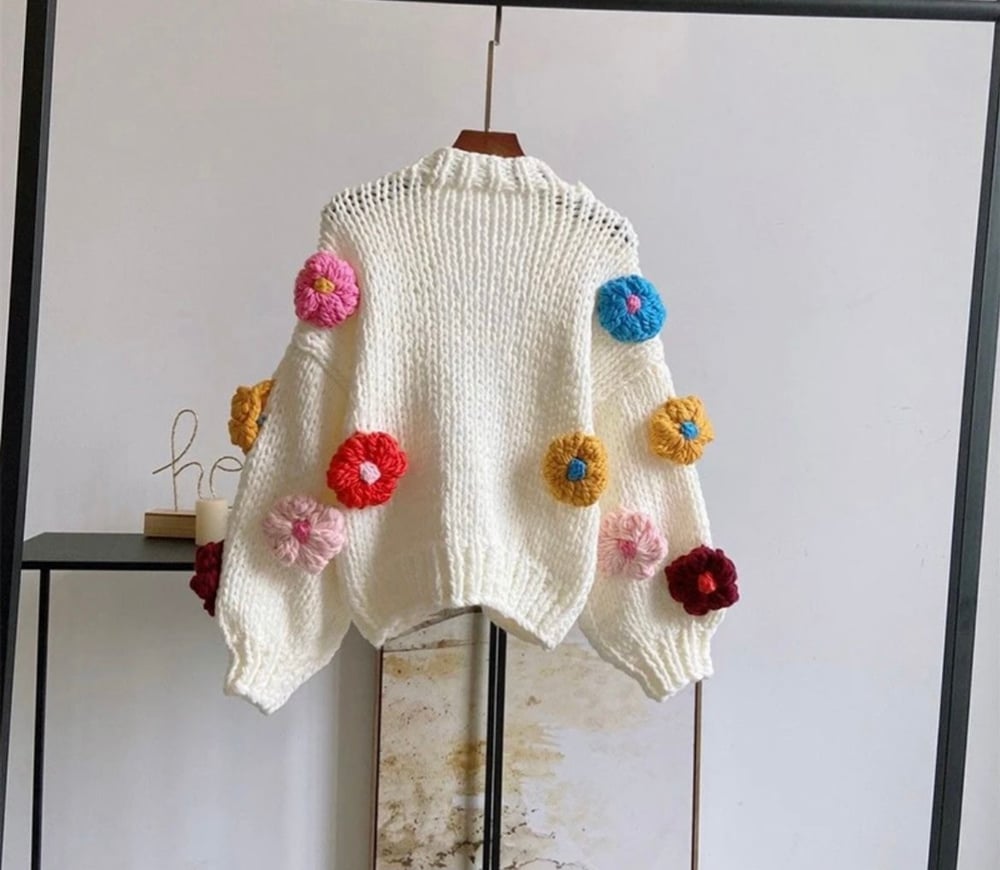 Image of Flower Power cardigan 🌸