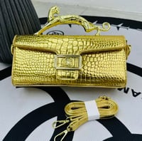 Gold Luxury Gold Handle Handbag