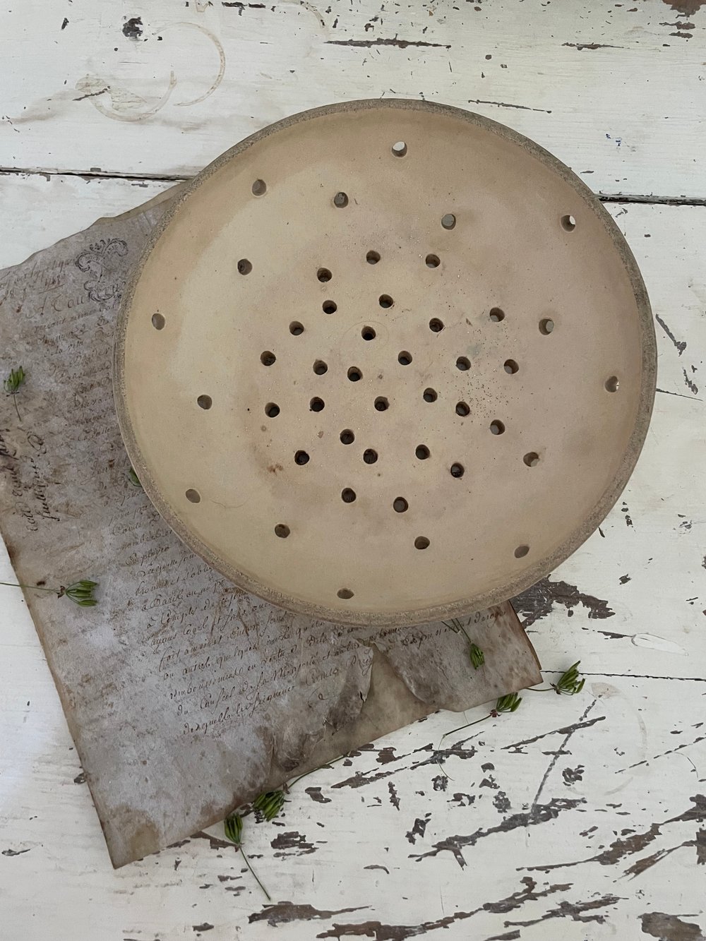 Image of French Stoneware Berry Bowl 
