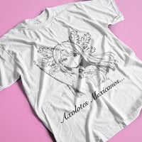Image 1 of Camiseta Axolotes Mexicanos ascii