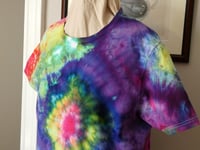 Image 5 of Rainbow Geode Ice Dyed T-Shirt - Unisex/Men's Large - FREE SHIPPING